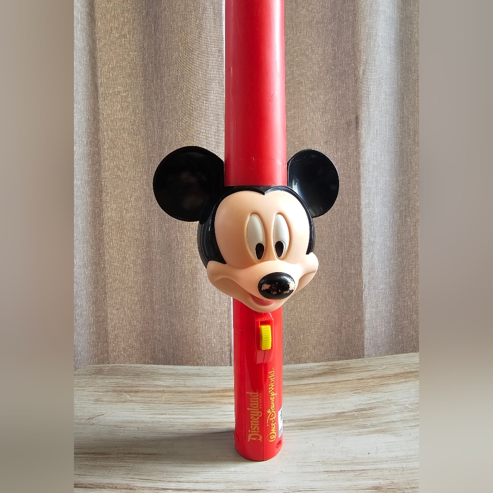 WORKS! Mickey Mouse Vintage Light Saber- Disneyland Resort Walt Disney World